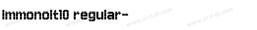 lmmonolt10 regular字体转换 lmmonolt10 regular字体转换